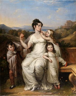 Maria Theresia Josepha Reichsgräfin von Fries (1779-1819) with Her Children