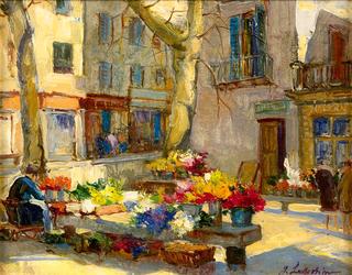 Flower Market, Menton