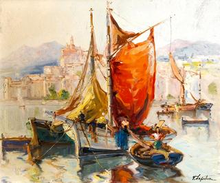 The Red Sail, Menton