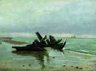 Wreck Remains at Skagen South Beach