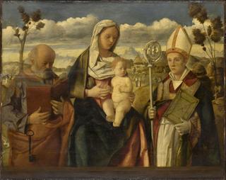 Virgin and Child, with Saints Peter and Giles