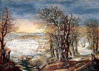 Winter Landscape in the Fôret de Soignes