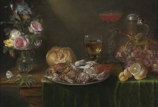Still Life with a Platter of Crabs, Shrimp and other Objects