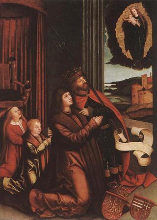 Saint Ladislas Presents Wladislav II and his Sons to the Virgin
