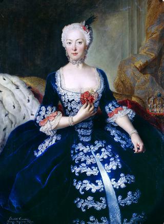 伊丽莎白·克里斯蒂娜·冯·布伦瑞克·贝弗恩肖像