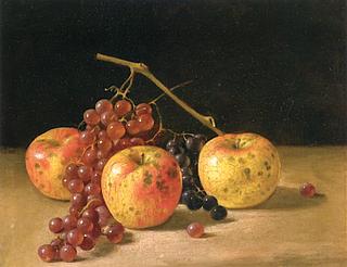 Still Life with Grapes and Apples