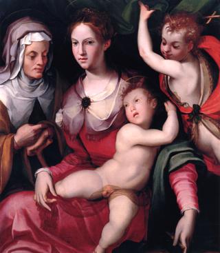 Child with St. Joh the Baptist and St. Anne