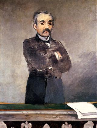Portrait of Clemenceau at the Tribune