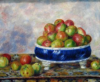 Apples in a dish