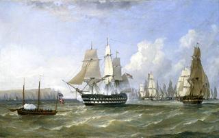 HMS 'Warrior' Protecting a Convoy Passing Reefness, September 1807