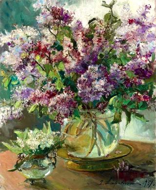 Still life with lilacs