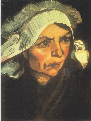 Head of a Peasant Woman with a White Hood