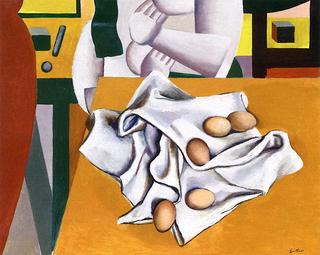 Eggs on a Cloth and Tribute to Leger