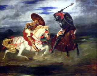Combat de chevaliers dans la campagne (Combat of Cavaliers)