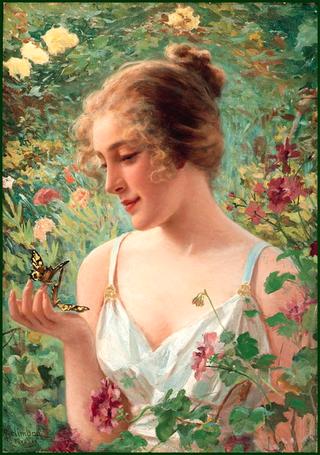 The butterfly girl
