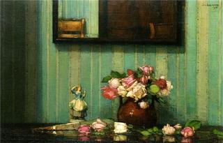 A still life with roses