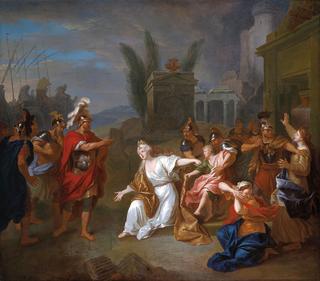 Andromache Entrusting her Son Astyanax to Odysseus