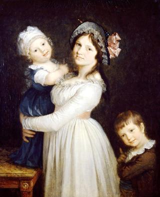 安东尼夫人和她的孩子们的画像
