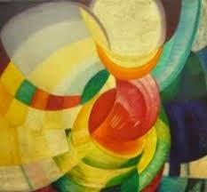 Study circle of colors -  Art Nouveau