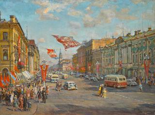 Nevsky Prospect In Spring