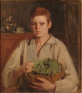 Boy with Grapes