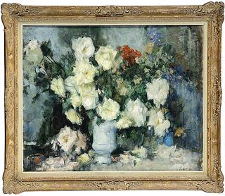 Vase of Roses