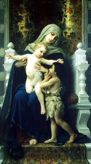 圣母，小耶稣和施洗者圣约翰