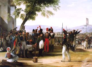 Napoleon I giving out Decorations after the Battle of Wagram