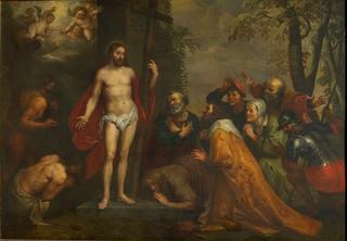 Christ appears to the repentant sinners