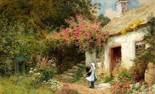 Girl with a Cat