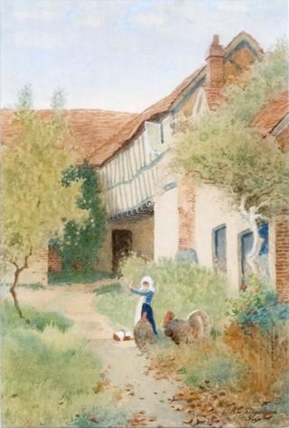 Outside the Cottage