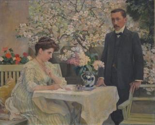 Portrait of Adèle and Rudolf von Tavel-Stettler