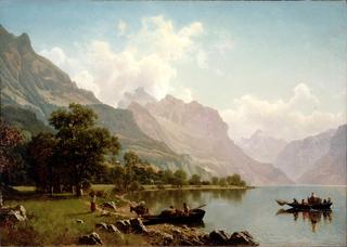 Swiss Mountain Scene