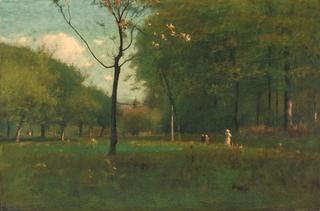 Landscape—Figures in a Field