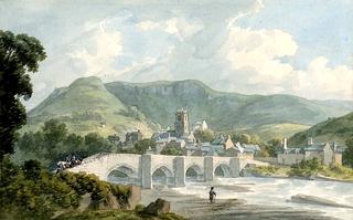 View of Llangollen and Bridge