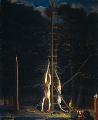 The Corpses of the Brothers De Witt, on the Groene Zoodje at the Lange Vijverberg in The Hague