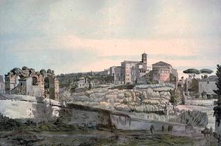 View from the Palatine Hill, SS Giovanni e Paolo, Rome