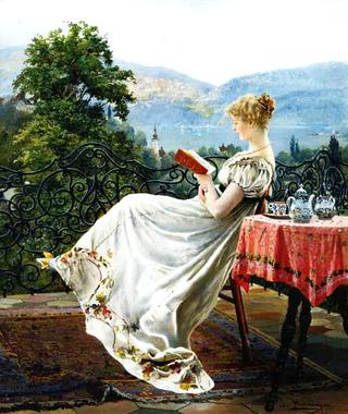 Reading on the Terrace