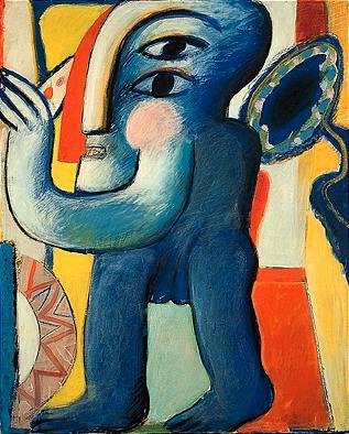 Blue Figure: St. Francis of Assisi