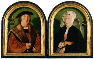 Portrait Diptych of Gerhard and Anna Pilgrum