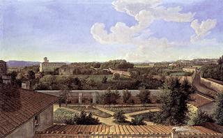 View of Rome to the North from the Villa Malta