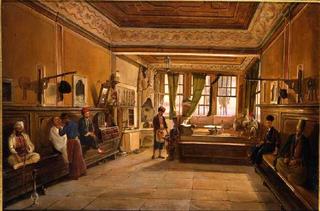 Barber Shop in Constantinople