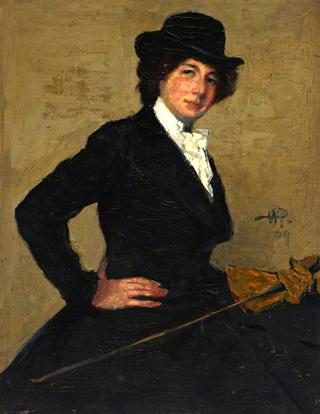 Mrs Ethel Solomon in Riding Habit