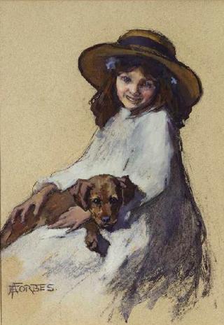 Girl with a Dog