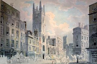 Cornhill and the Bank in 1795