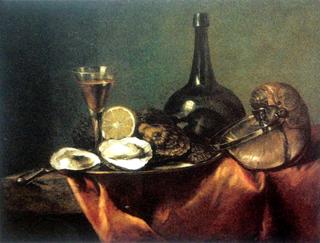 Still life with oysters
