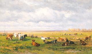 Meadow Landsape with Cattle