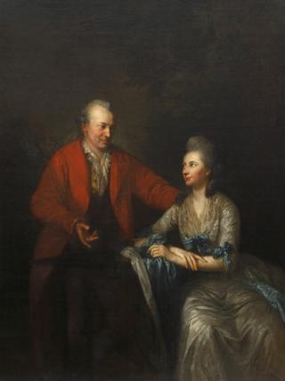 Chancellor Carl Christoph Hoffmann with his wife Friederike