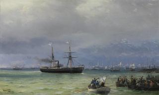 Arrival of a Ship