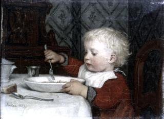 Child at Table, Rudi Anker